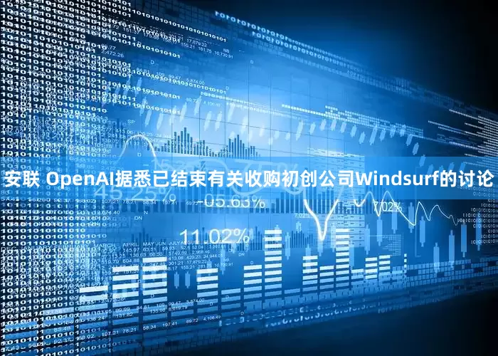 安联 OpenAI据悉已结束有关收购初创公司Windsurf的讨论